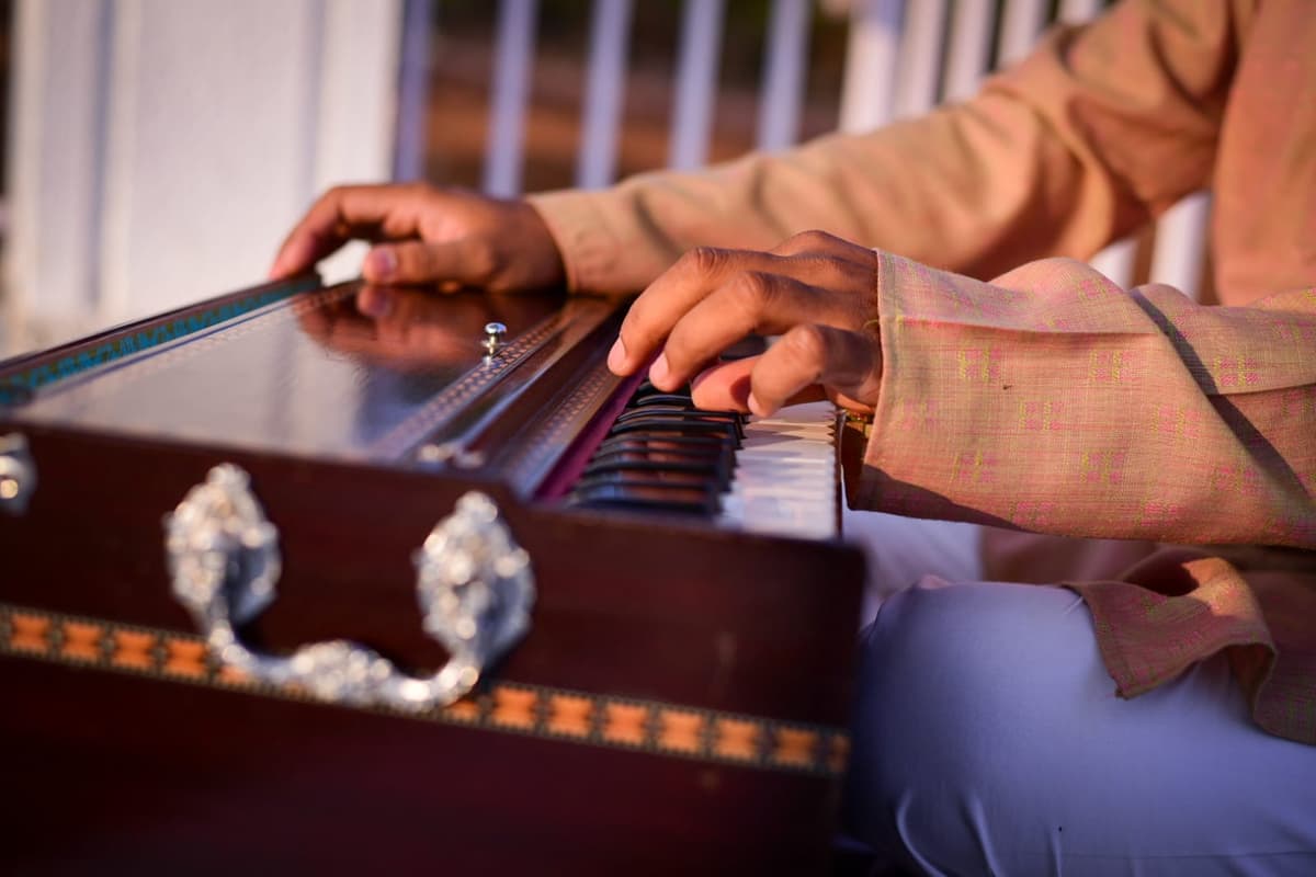 Ninad Joshi with harmonium - Musical Influences